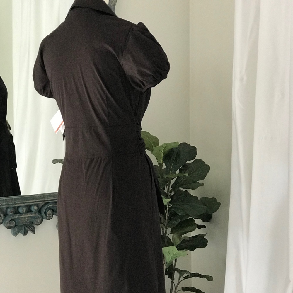 NWT Lafayette 148 New York Belted Midi Dress - Picture 4 of 8